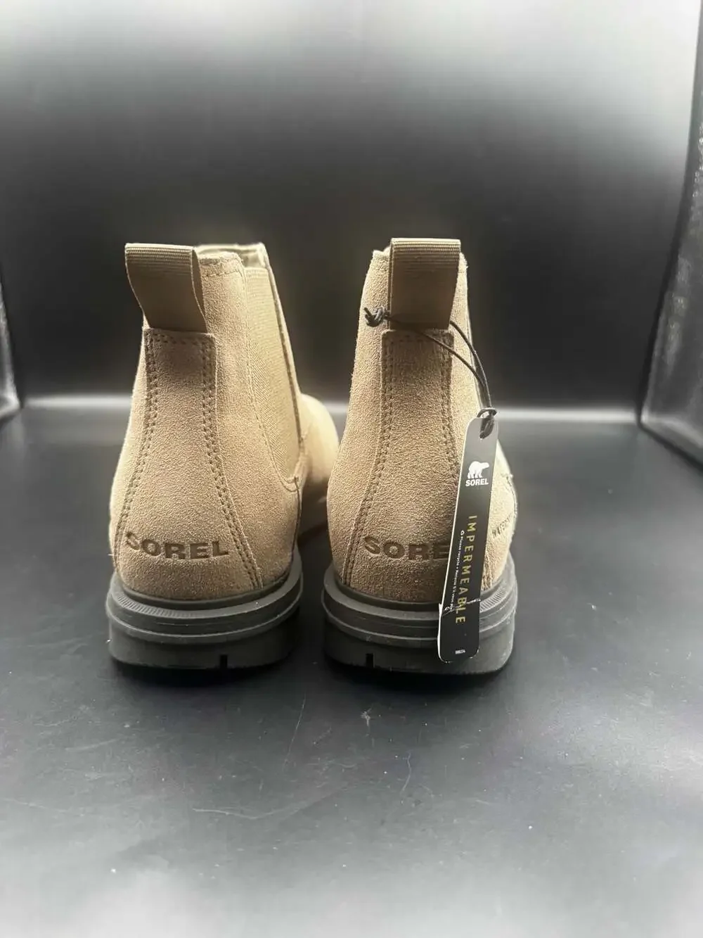 Sorel Cyprus Chelsea WP Men's Size 8.5 Khaki Waterproof Boots